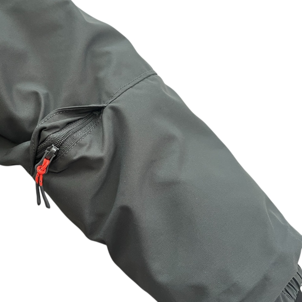 Kamik Dark Gray Puffer Jacket with Red Zippers, Size Youth 14 - Picture 8 of 16